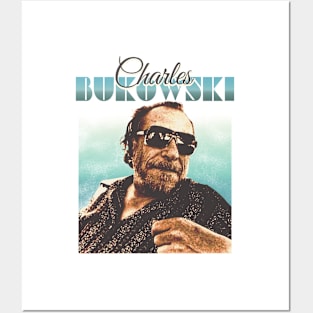 Charles Bukowski // Retro Style Design Posters and Art